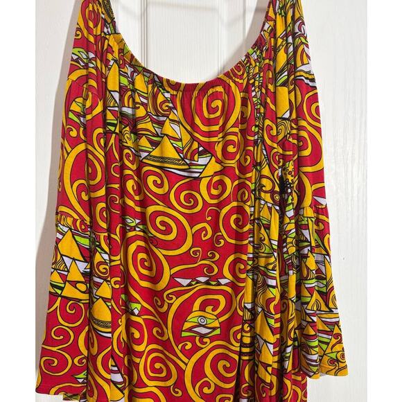 Revolve Voom By Joy Han Women L Hanna Long Sleeve Dress Red Bold Bright - Picture 7 of 9